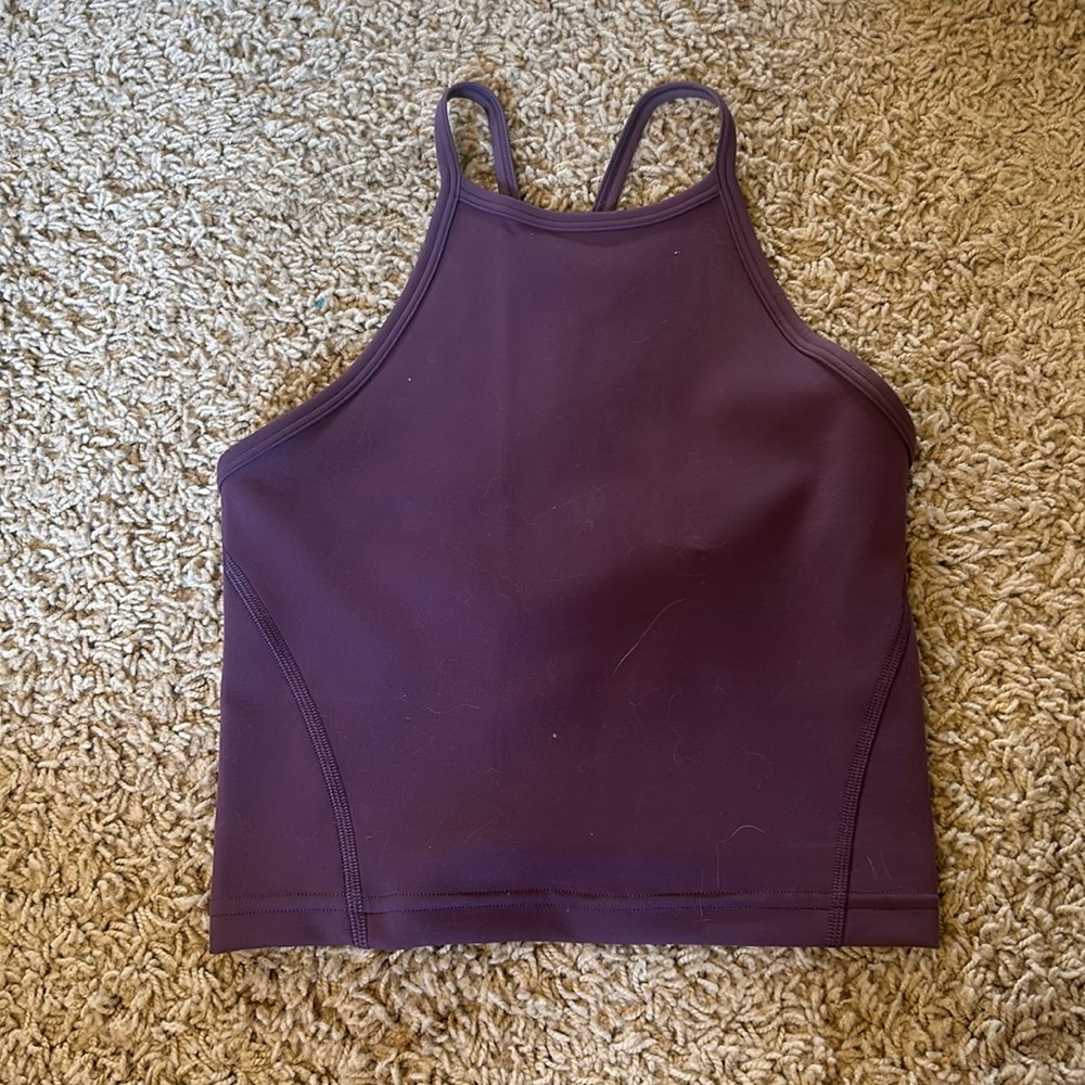 Lululemon Wunder Train High Neck Cross-Back Tank